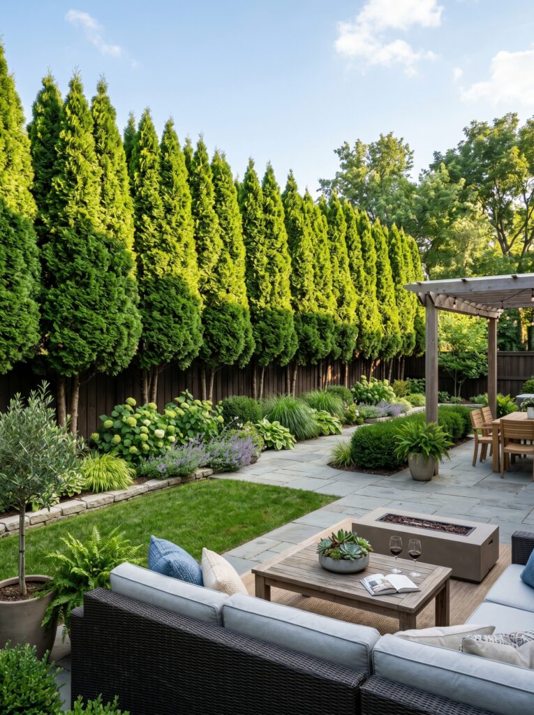 Arborvitae Privacy Screen
