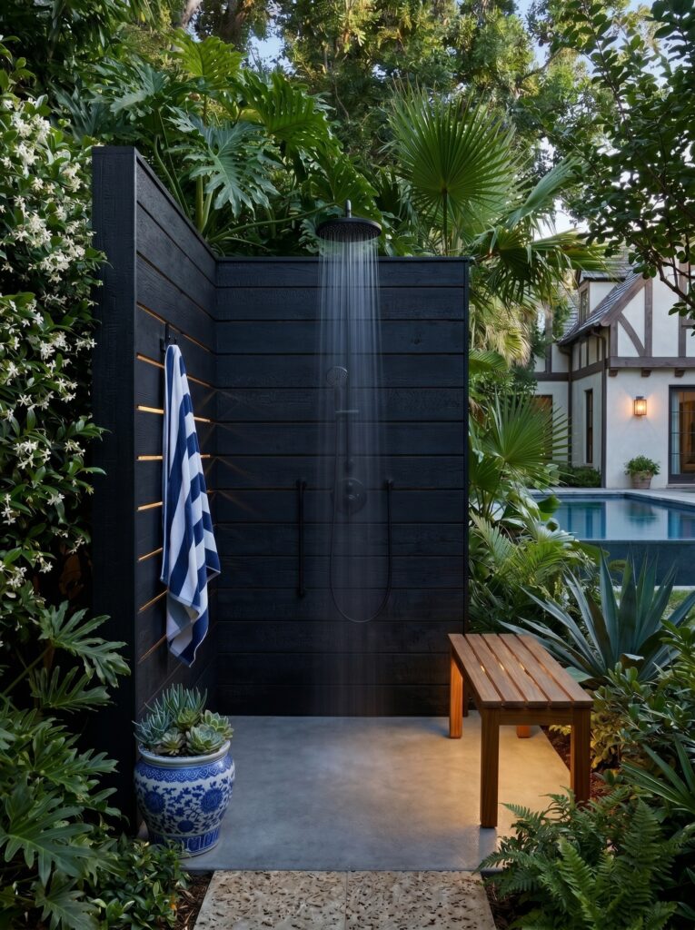 Black Modern Cabana