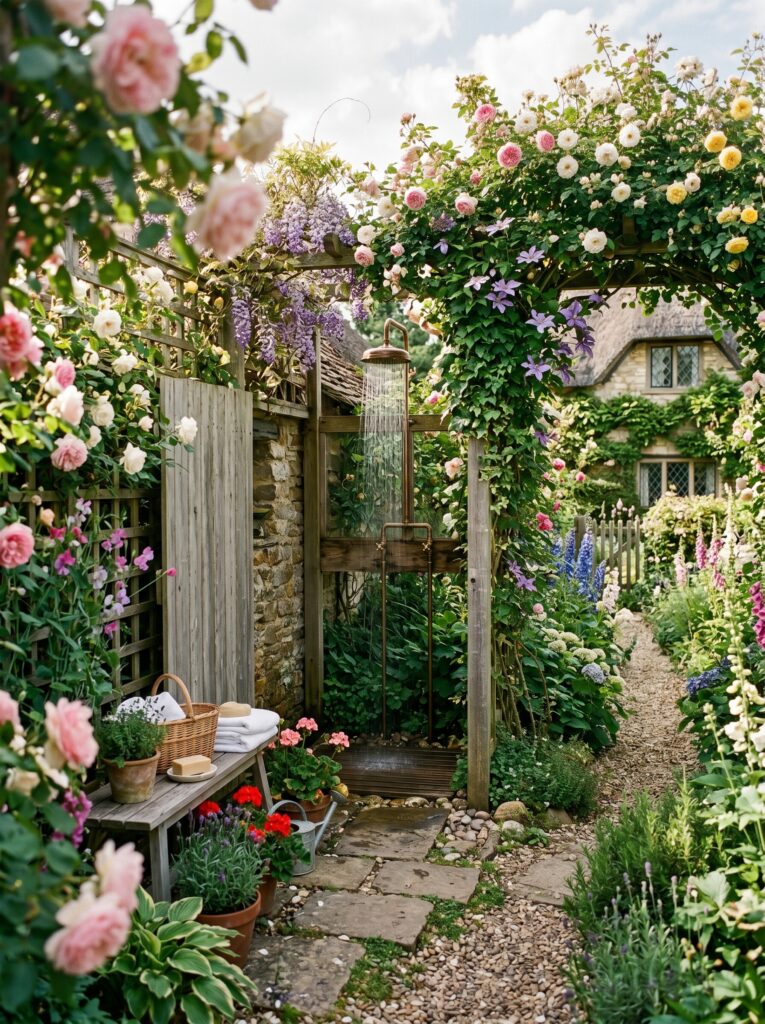 Garden Trellis Shower