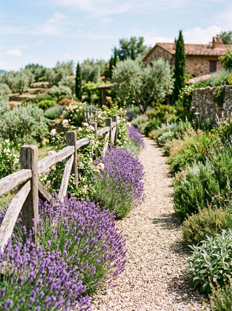 Lavender Garden Edge