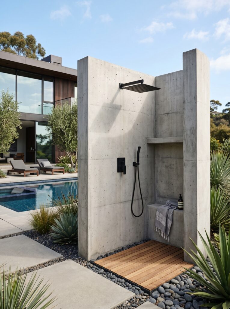 Minimalist Concrete Retreat