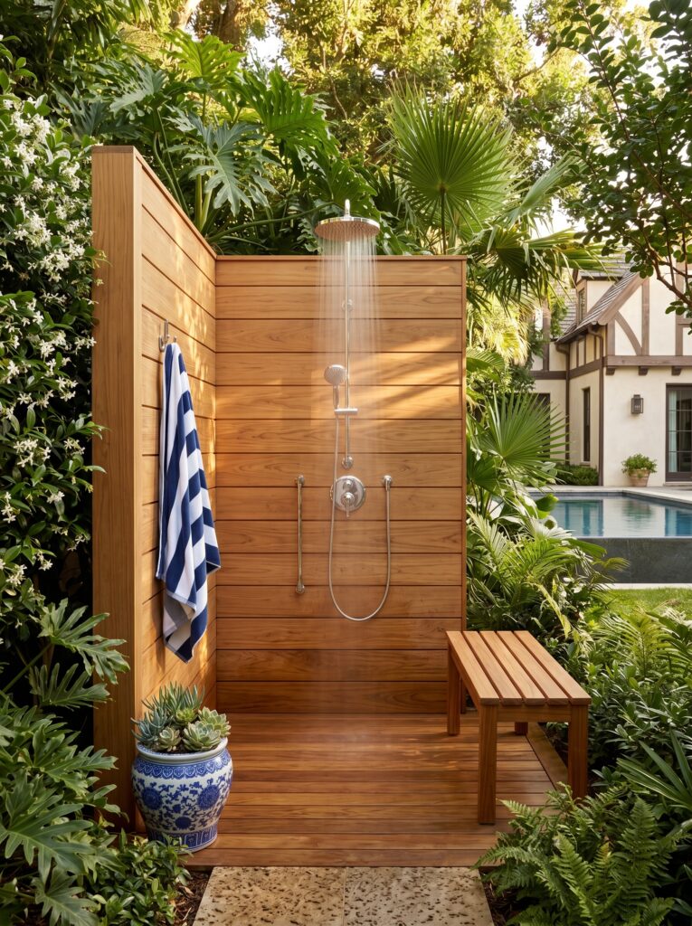 Teak Spa Corner